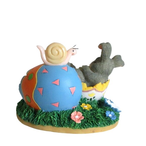 Fitz Floyd Charming Tails Binkey Bunny Figurine  - After the Hunt - Easter Decor - Picture 4 of 6